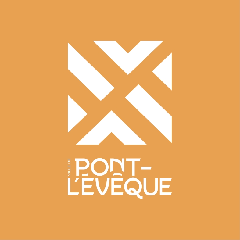 Pont l’Évêque logo fond jaune