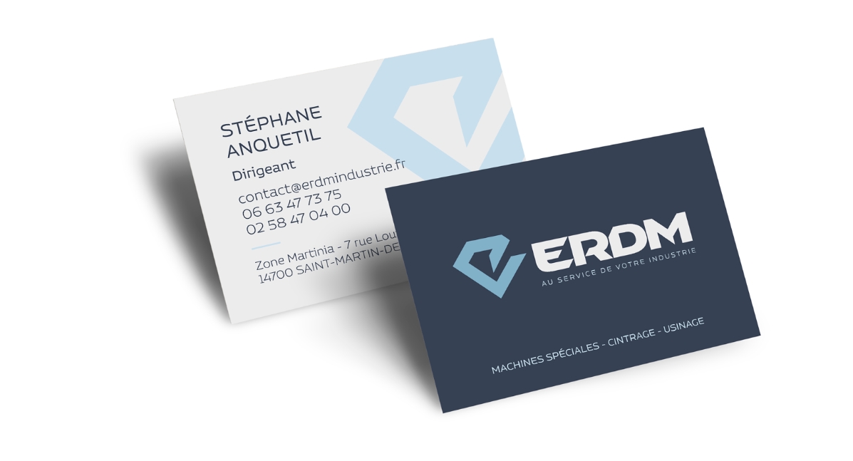 ERDM Industrie carte de visite