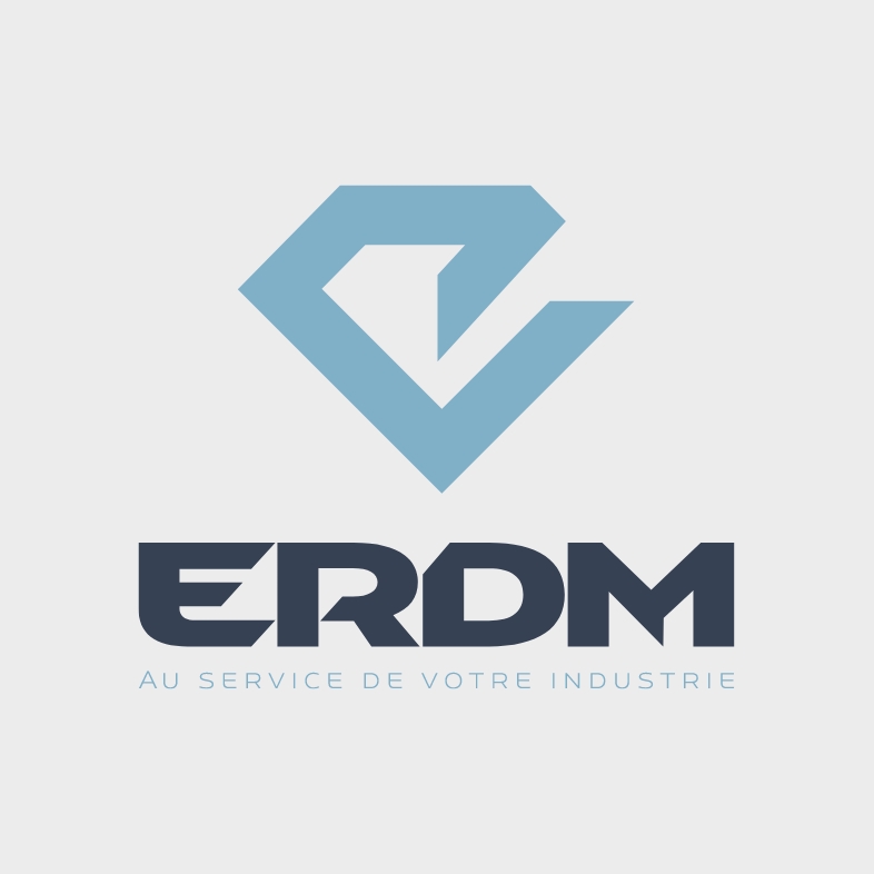 ERDM Industrie logo fond gris